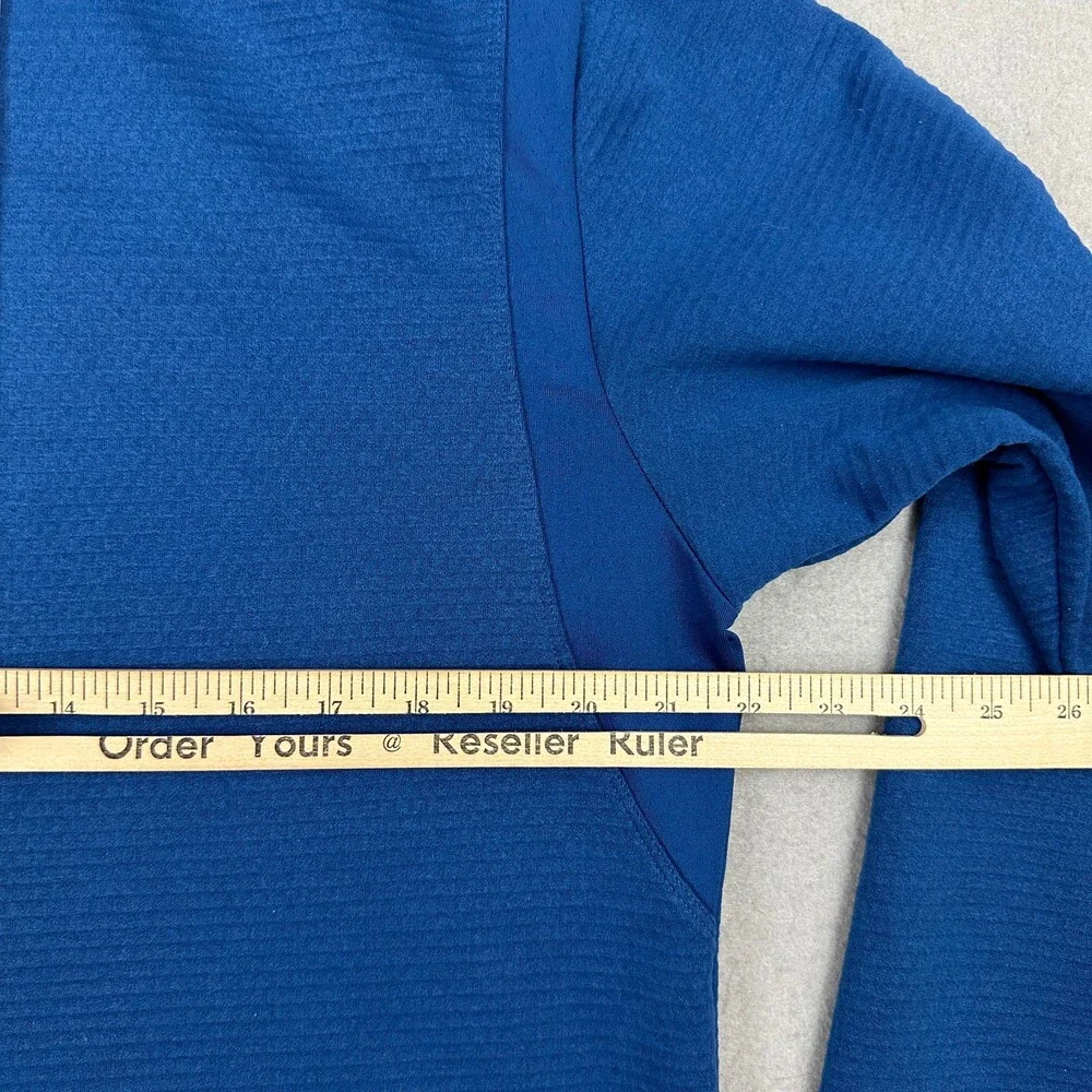 Nike Golf Sweater Men Medium Blue Therma Fit Pullover Embroidery Swoosh M *